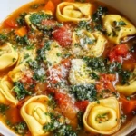 Best Veggie Tortellini Soup