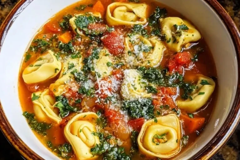 Best Veggie Tortellini Soup