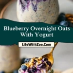 Blueberry Overnight Oats With Yogurt (2)