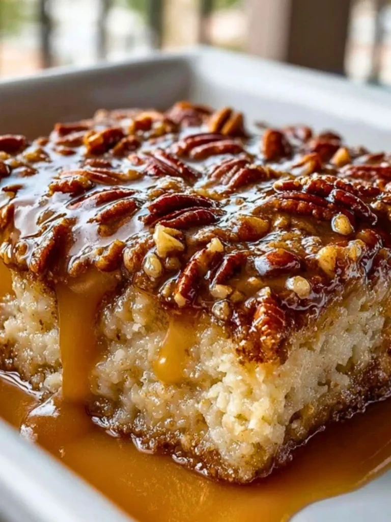 Butter Pecan Praline Poke Cake (1)