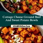Cottage Cheese Ground Beef And Sweet Potato Bowls (2)
