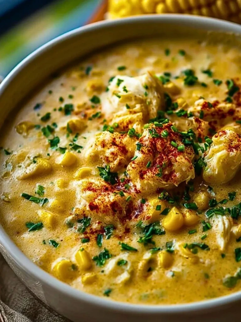 Creamy Cajun Crab & Corn Chowder (1)