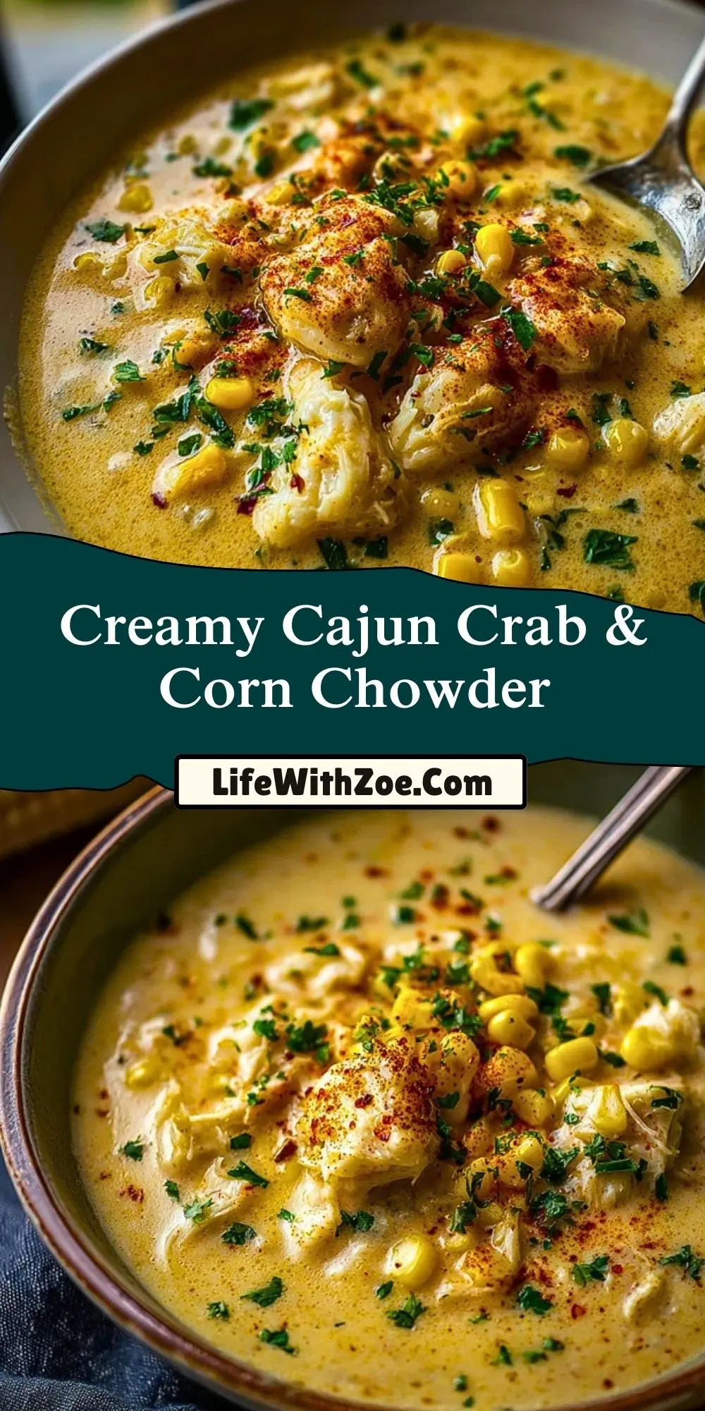 Creamy Cajun Crab & Corn Chowder (2)