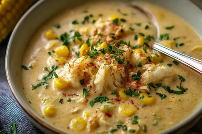 Creamy Cajun Crab & Corn Chowder
