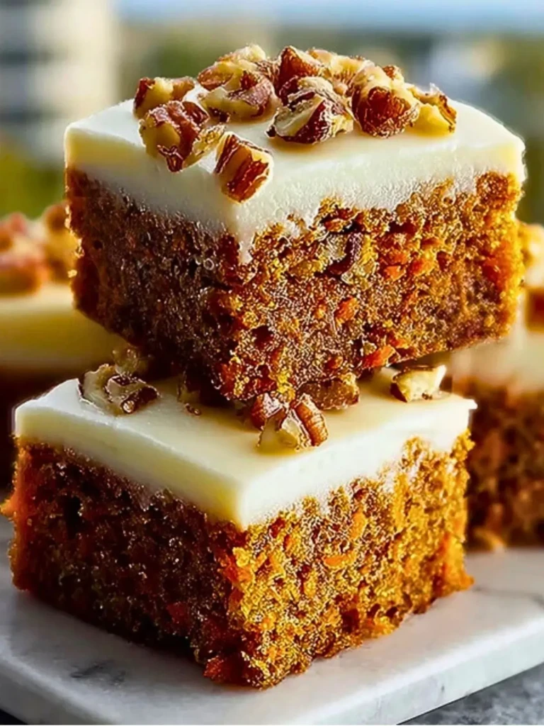 Decadent Carrot Cake Bars with Cream Cheese Frosting (1)