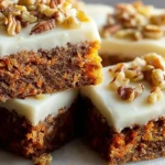 Decadent Carrot Cake Bars with Cream Cheese Frosting
