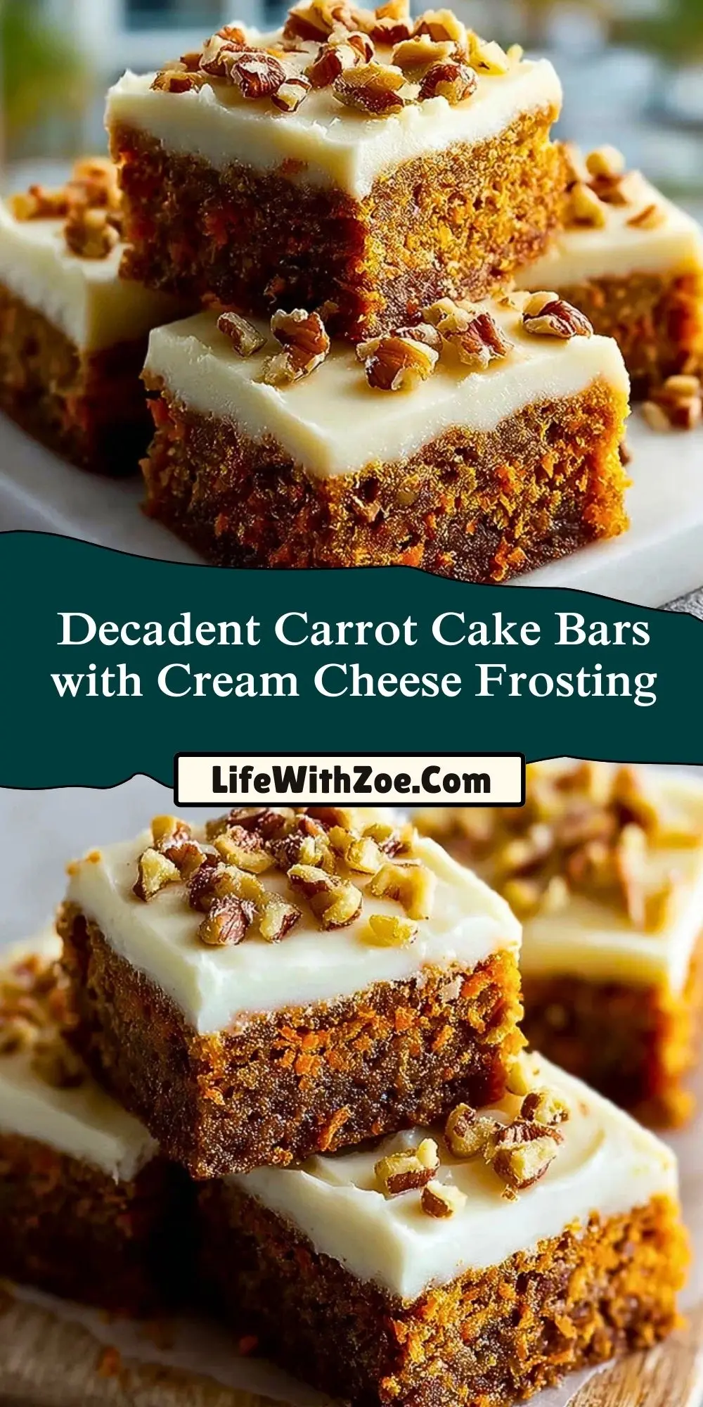 Decadent Carrot Cake Bars with Cream Cheese Frosting (2)