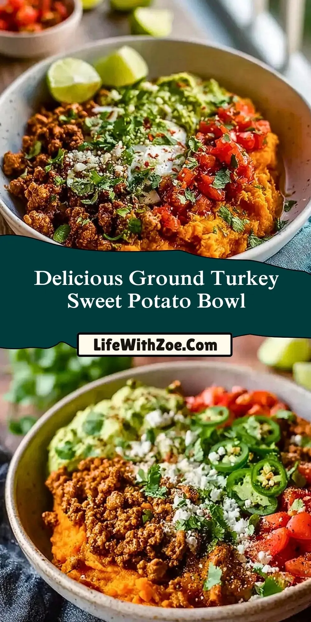 Delicious Ground Turkey Sweet Potato Bowl (2)