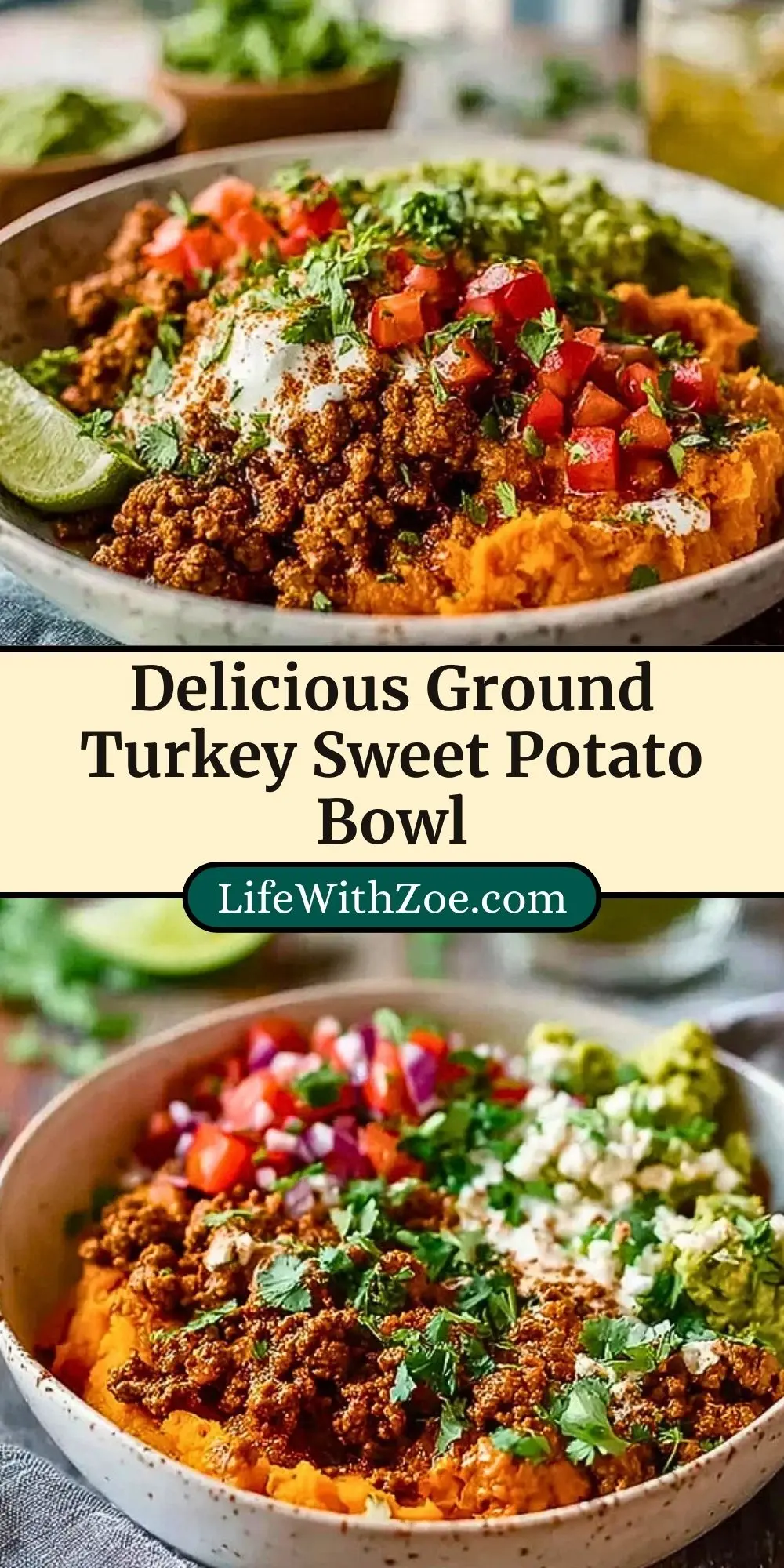 Delicious Ground Turkey Sweet Potato Bowl (3)