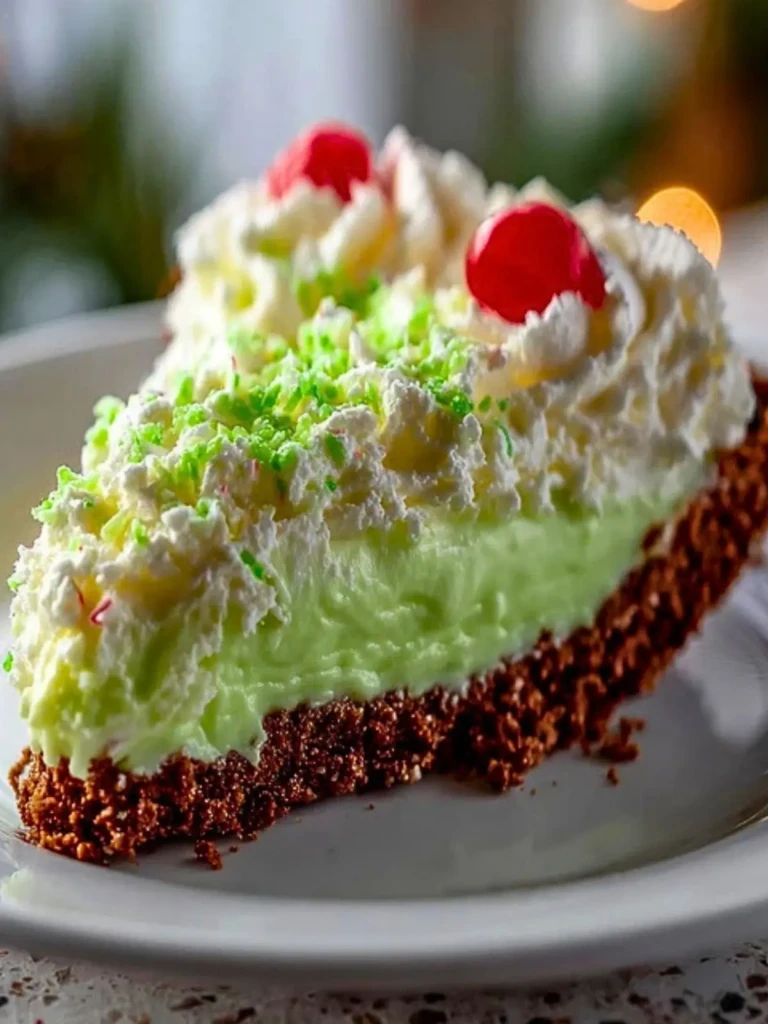 Easy 10-Minute No-Bake Grinch Pie (1)