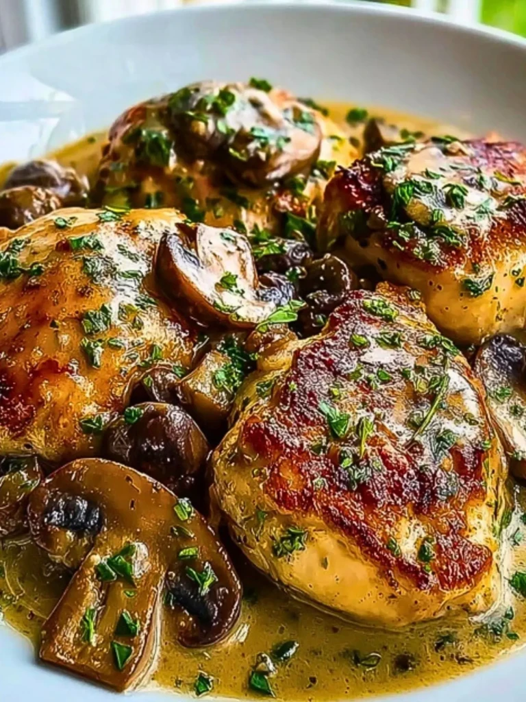 Easy Creamy Chicken Marsala (1)