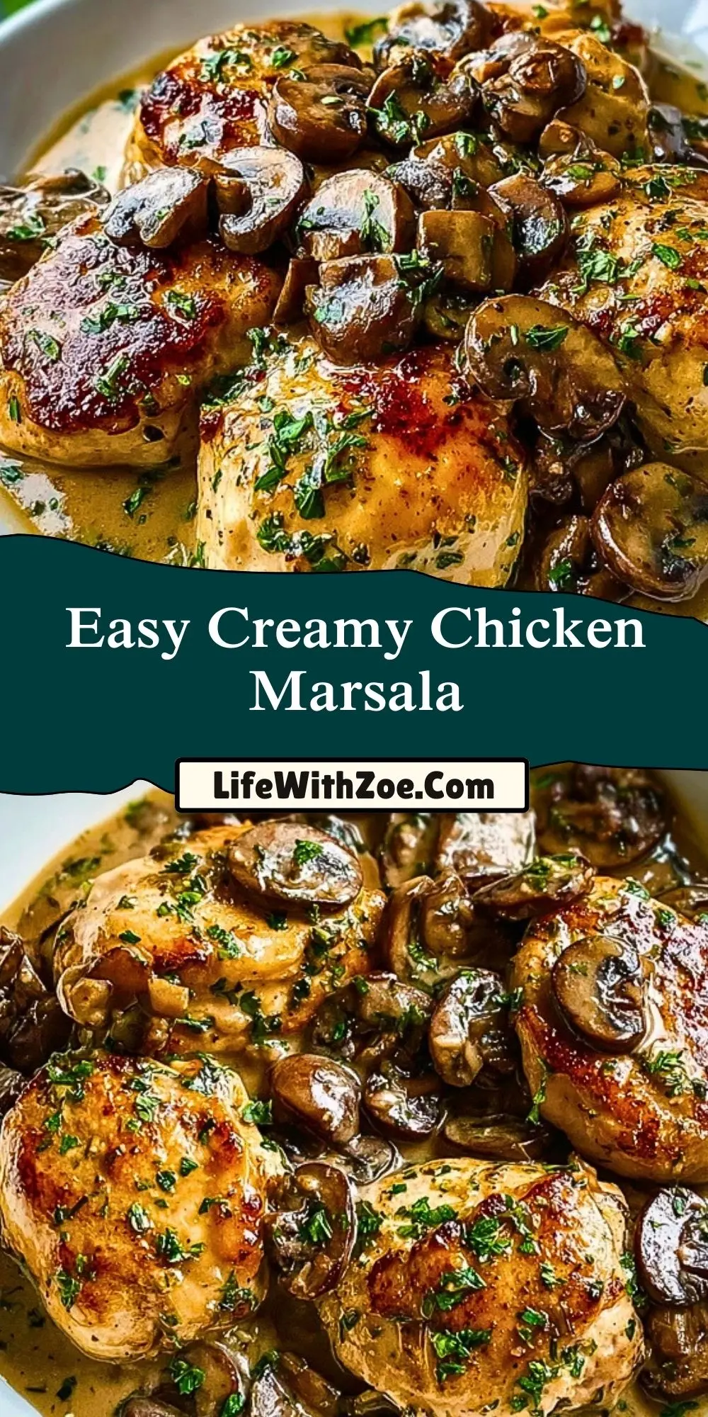 Easy Creamy Chicken Marsala (2)