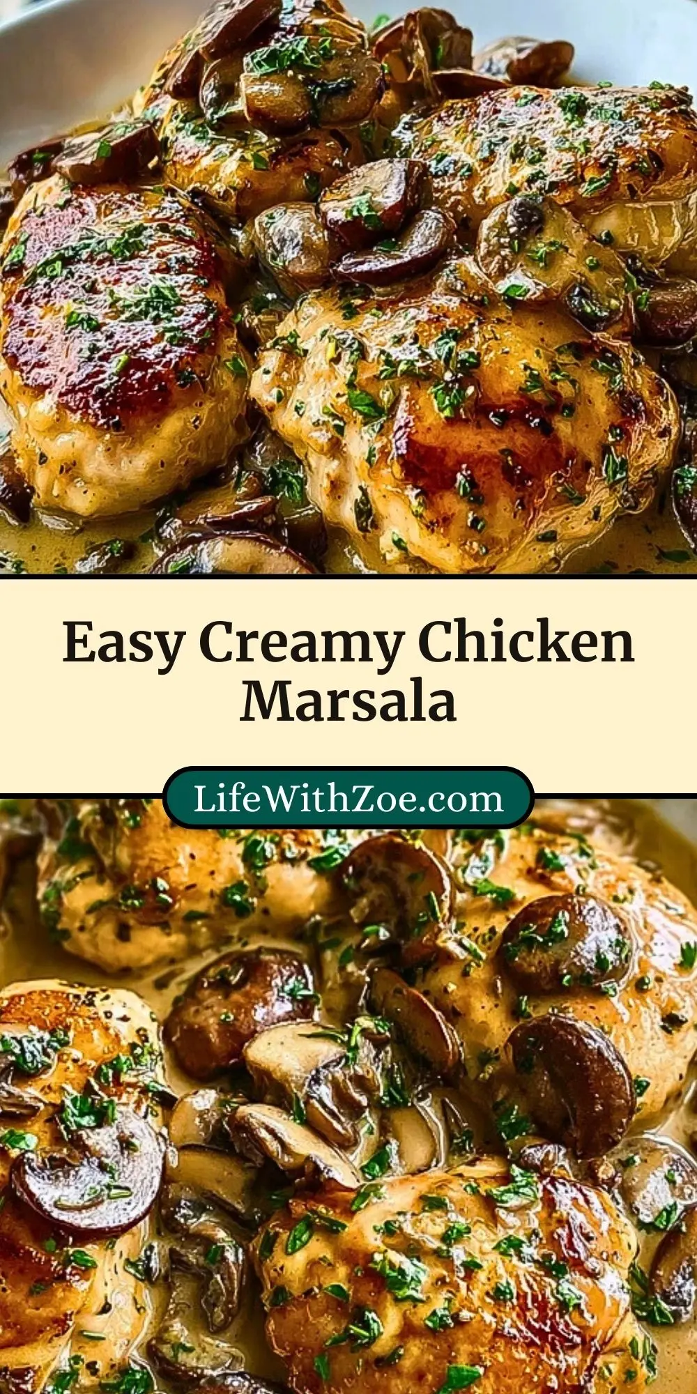 Easy Creamy Chicken Marsala (3)