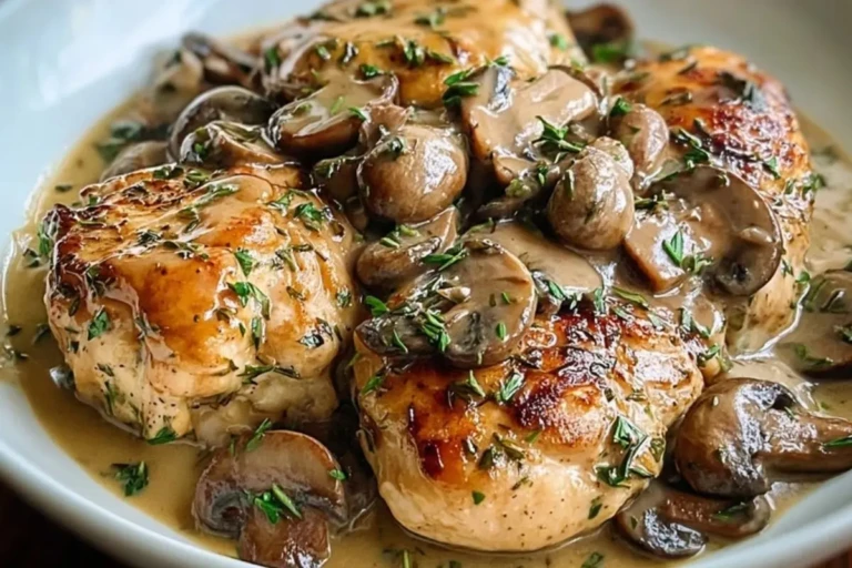 Easy Creamy Chicken Marsala