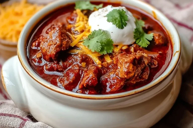 Easy Crockpot Chili Colorado