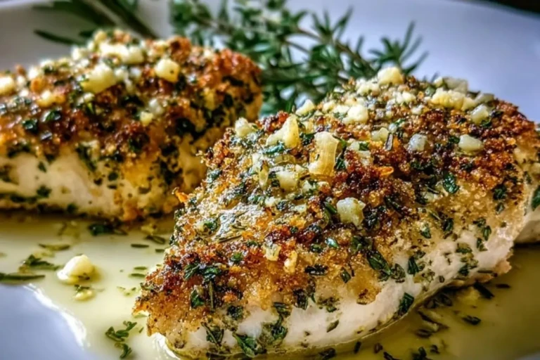 Easy Herb-Crusted Boursin Chicken