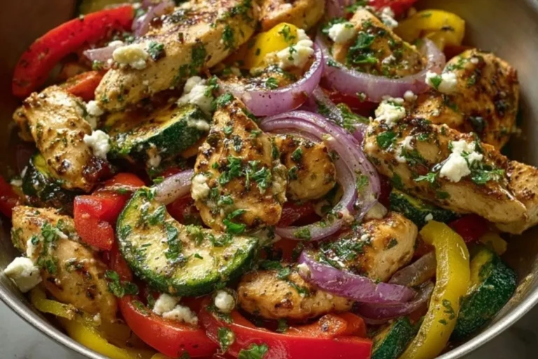 Easy Mediterranean Chicken Stir Fry