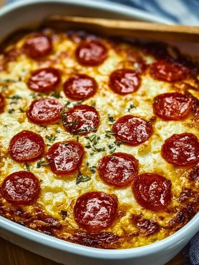Easy Pizza Cottage Cheese Bake (1)