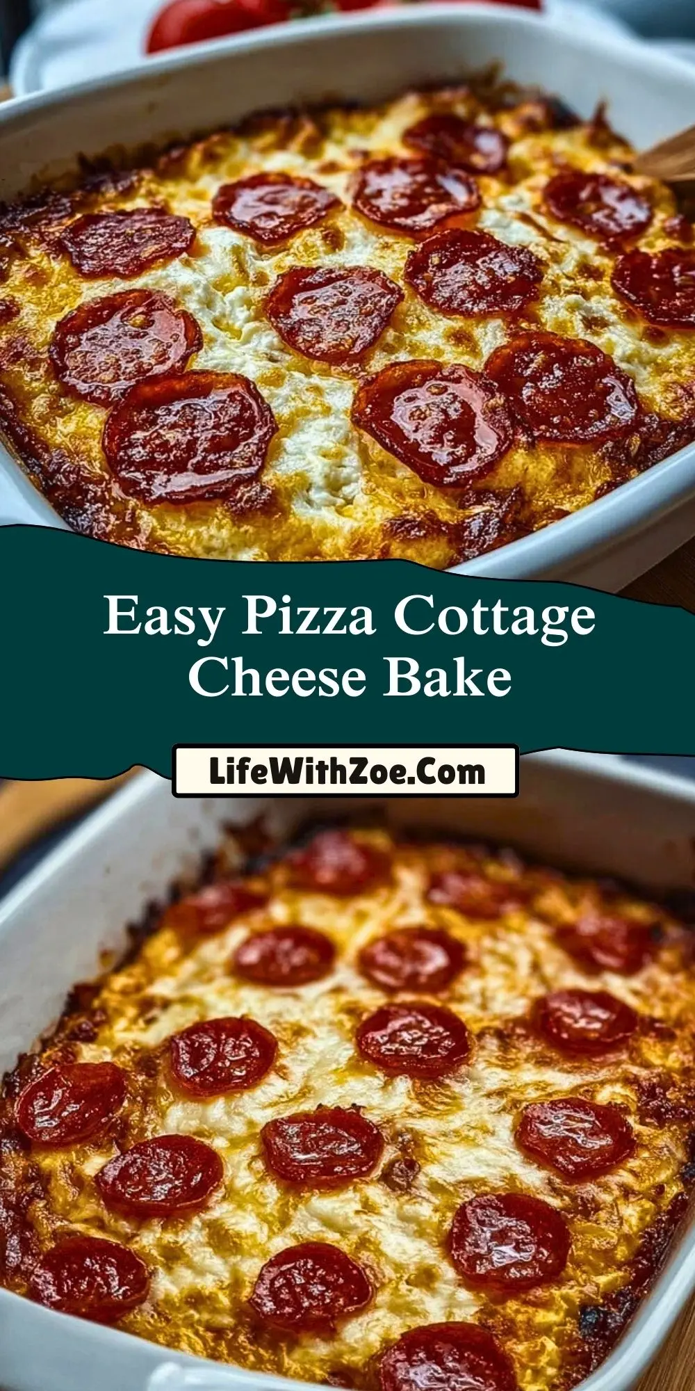 Easy Pizza Cottage Cheese Bake (2)