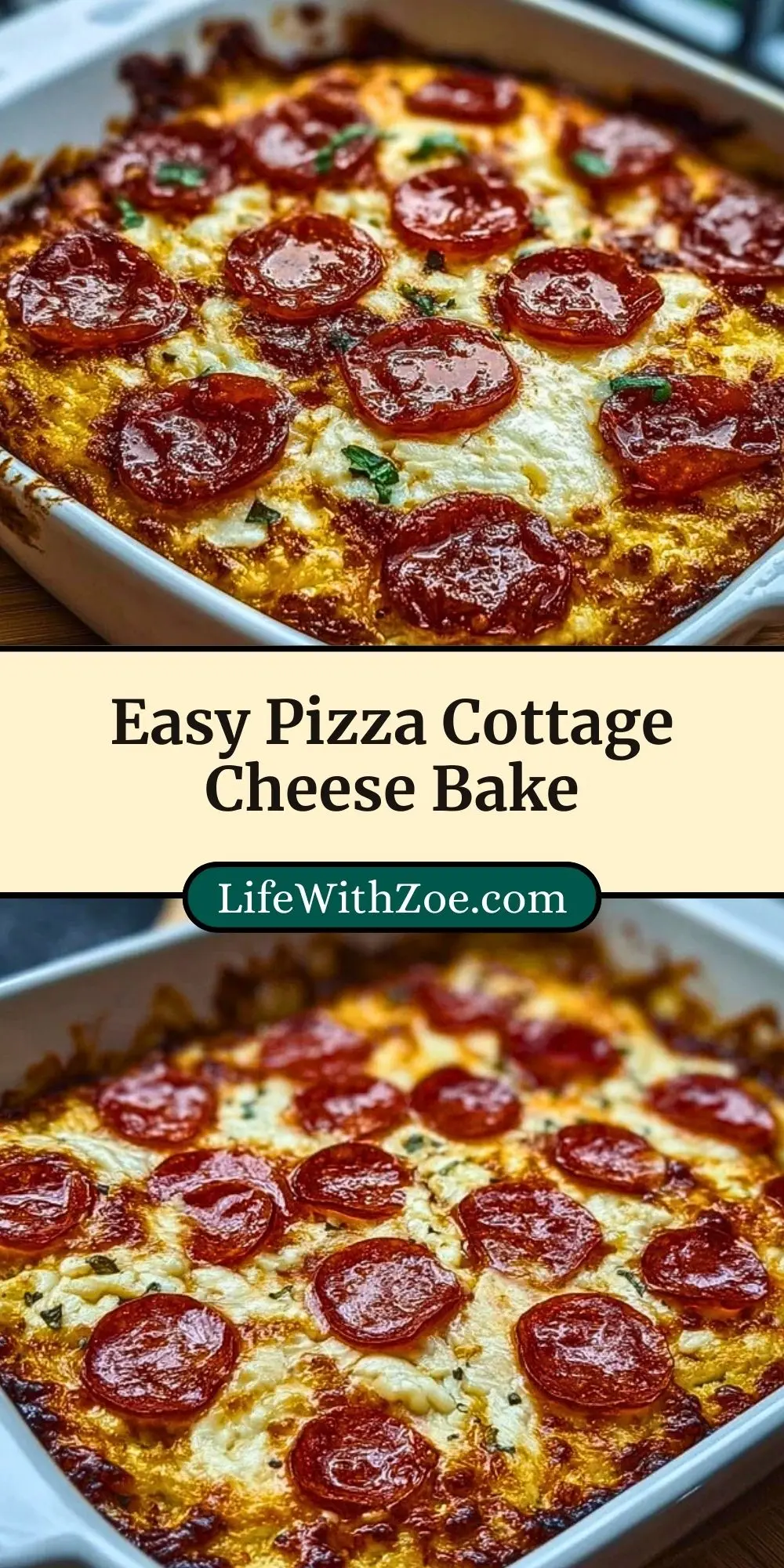Easy Pizza Cottage Cheese Bake (3)
