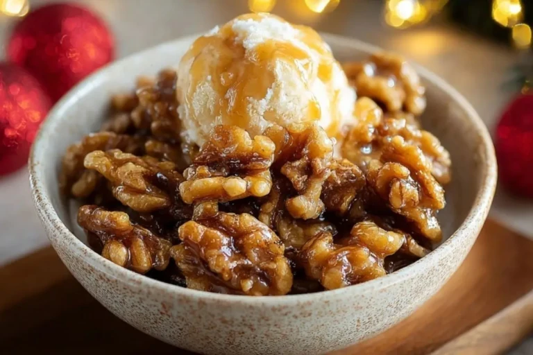 Festive Toffee Candied Walnuts