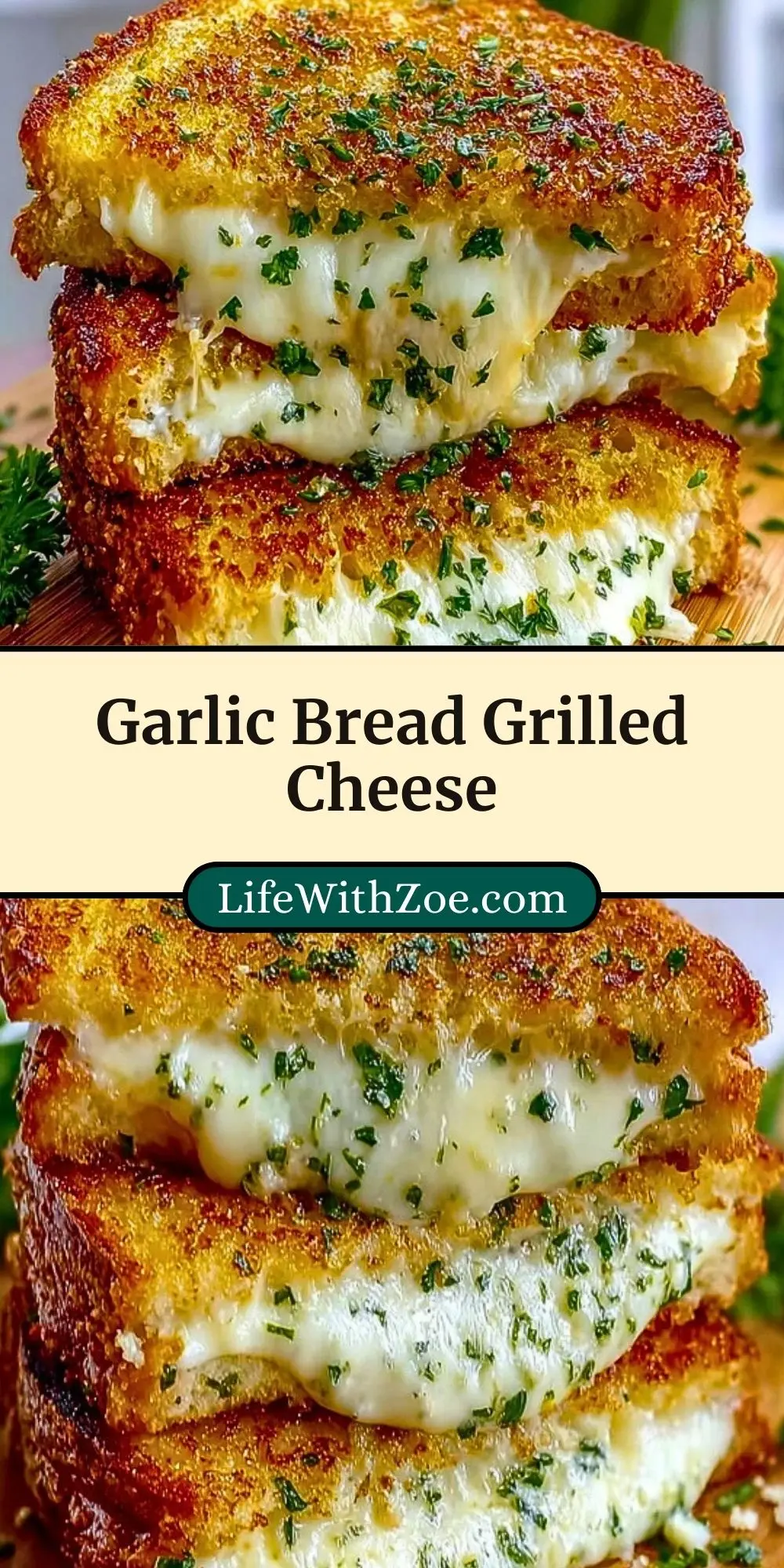 Garlic Bread Grilled Cheese (3)