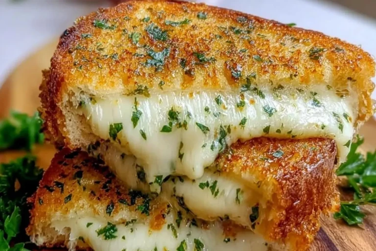 Garlic Bread Grilled Cheese