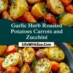 Garlic Herb Roasted Potatoes Carrots and Zucchini (2)
