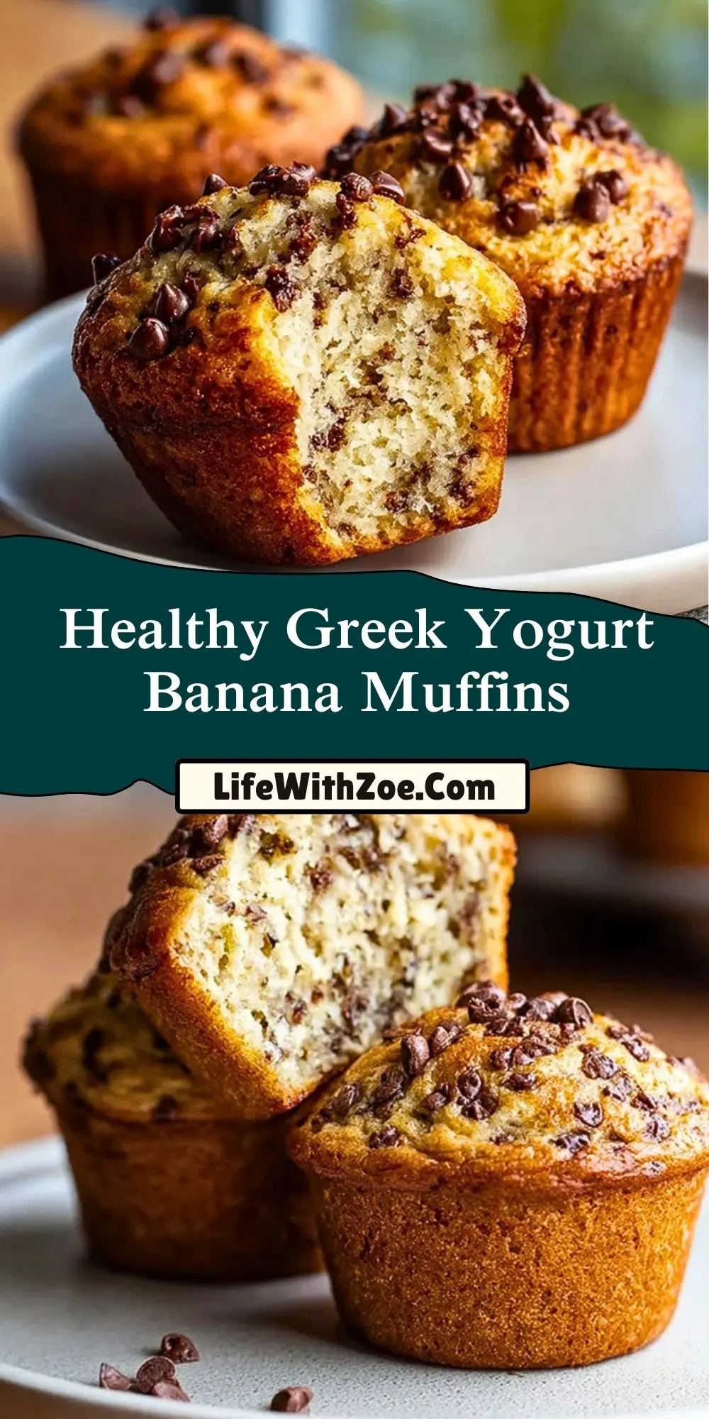 Healthy Greek Yogurt Banana Muffins (2)