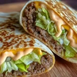 Homemade Big Mac Wraps