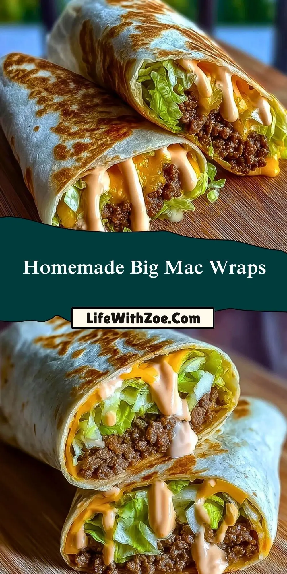 Homemade Big Mac Wraps (2)