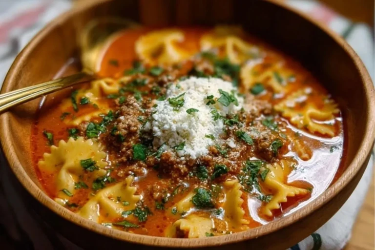 Homemade Lasagna Soup