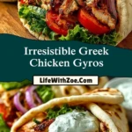 Irresistible Greek Chicken Gyros (2)