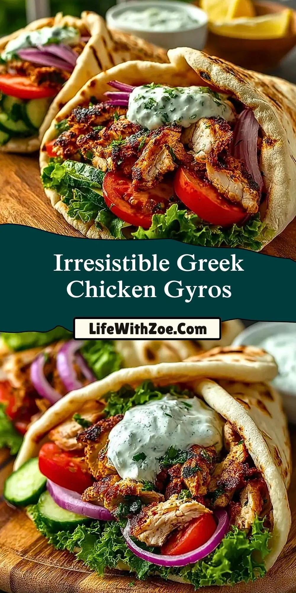 Irresistible Greek Chicken Gyros (2)