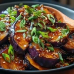Irresistible Sticky Garlic Eggplant