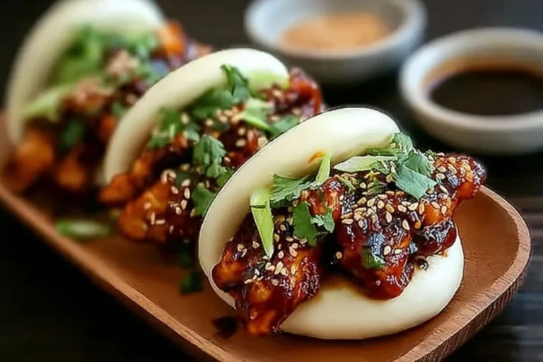 Korean Chicken Bao Buns