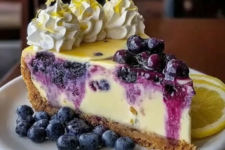 Lemon Blueberry Cheesecake Magic