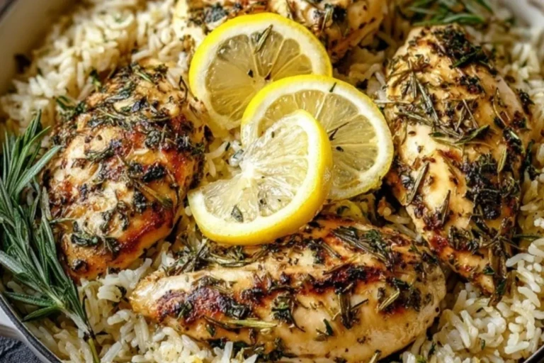 Lemon Herb Chicken and Rice