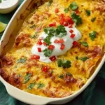 Loaded Beef Enchiladas With Cheese Sauce