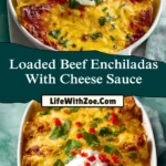 Loaded Beef Enchiladas With Cheese Sauce (2)
