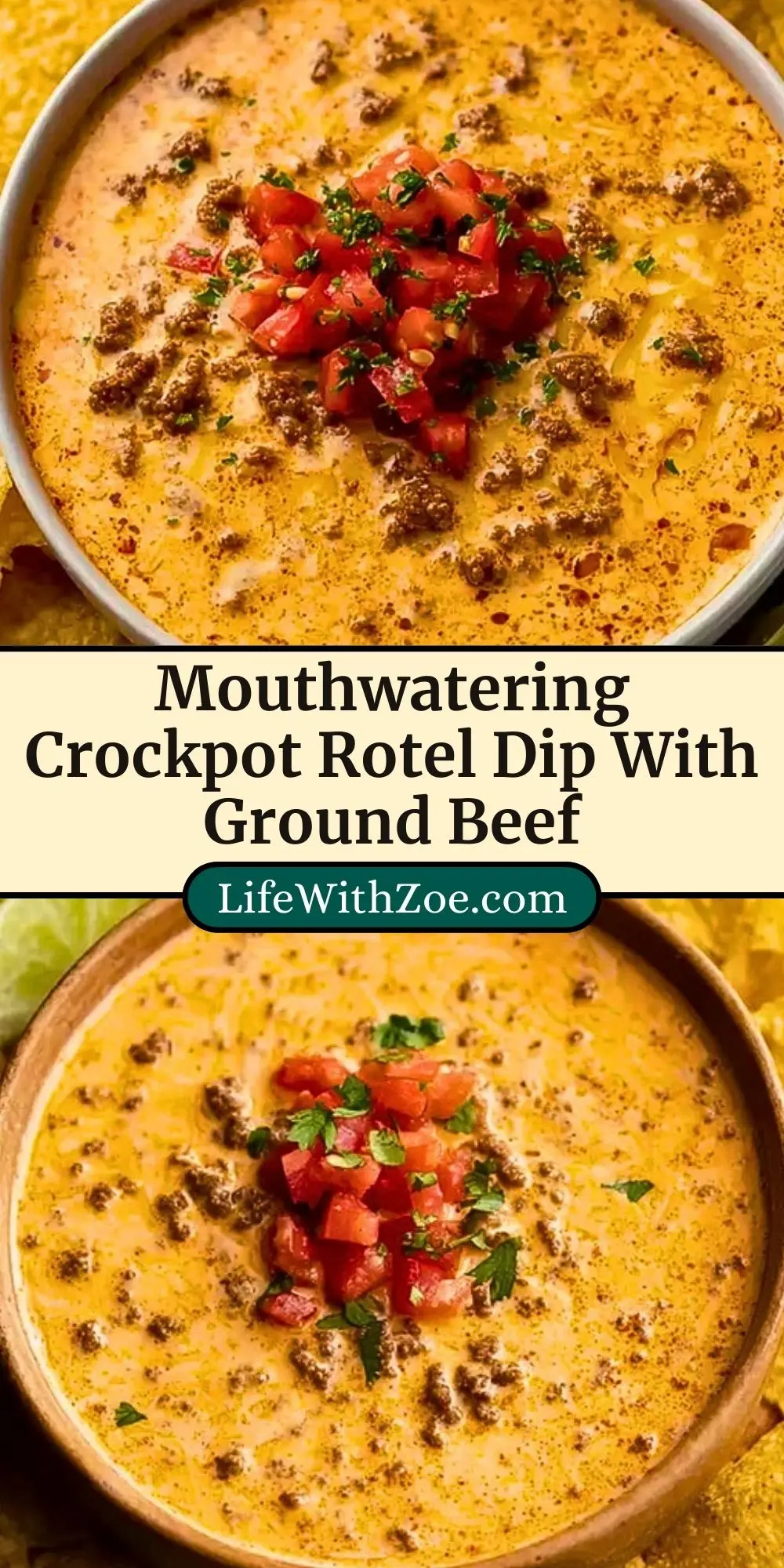 Mouthwatering Crockpot Rotel Dip With Ground Beef (3)