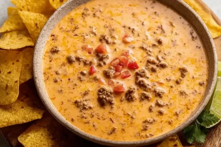 Mouthwatering Crockpot Rotel Dip With Ground Beef