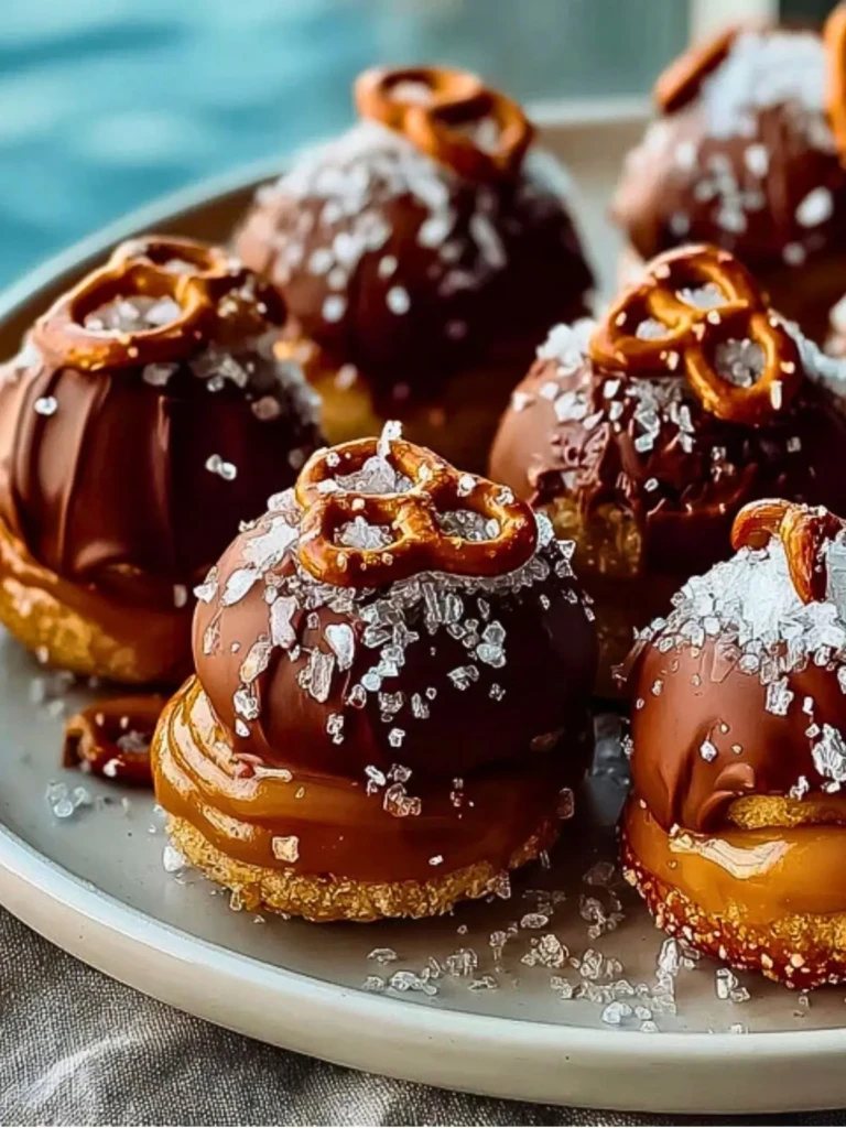 No-Bake Salted Caramel Pretzel Bites (1)