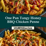 One Pan Tangy Honey BBQ Chicken Penne (2)