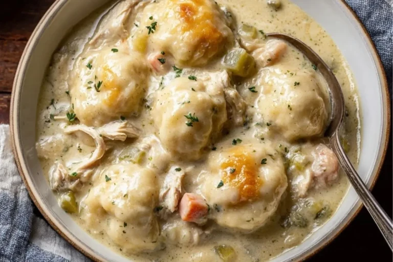 One Pot Chicken and Dumplings