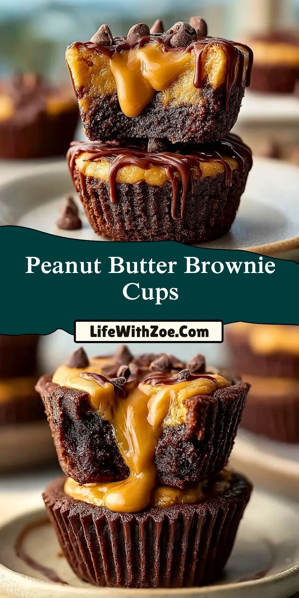 Peanut Butter Brownie Cups (2)