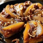 Pear Maple And Pecan Tarte Tatin