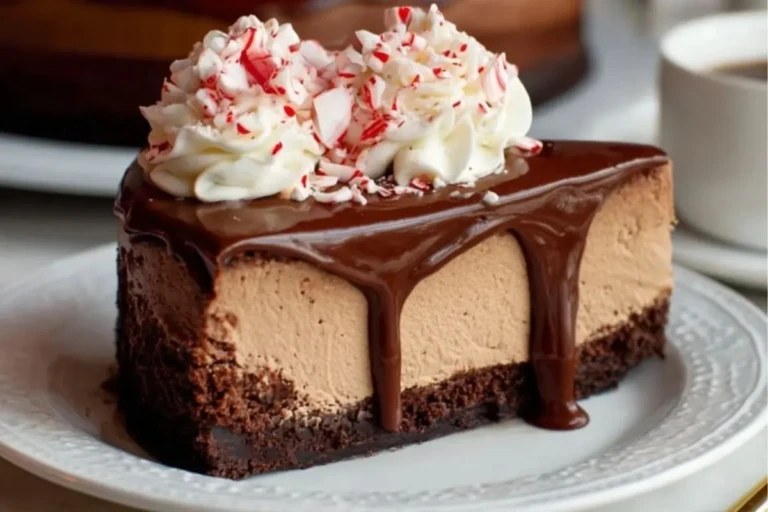 Peppermint Mocha Cheesecake