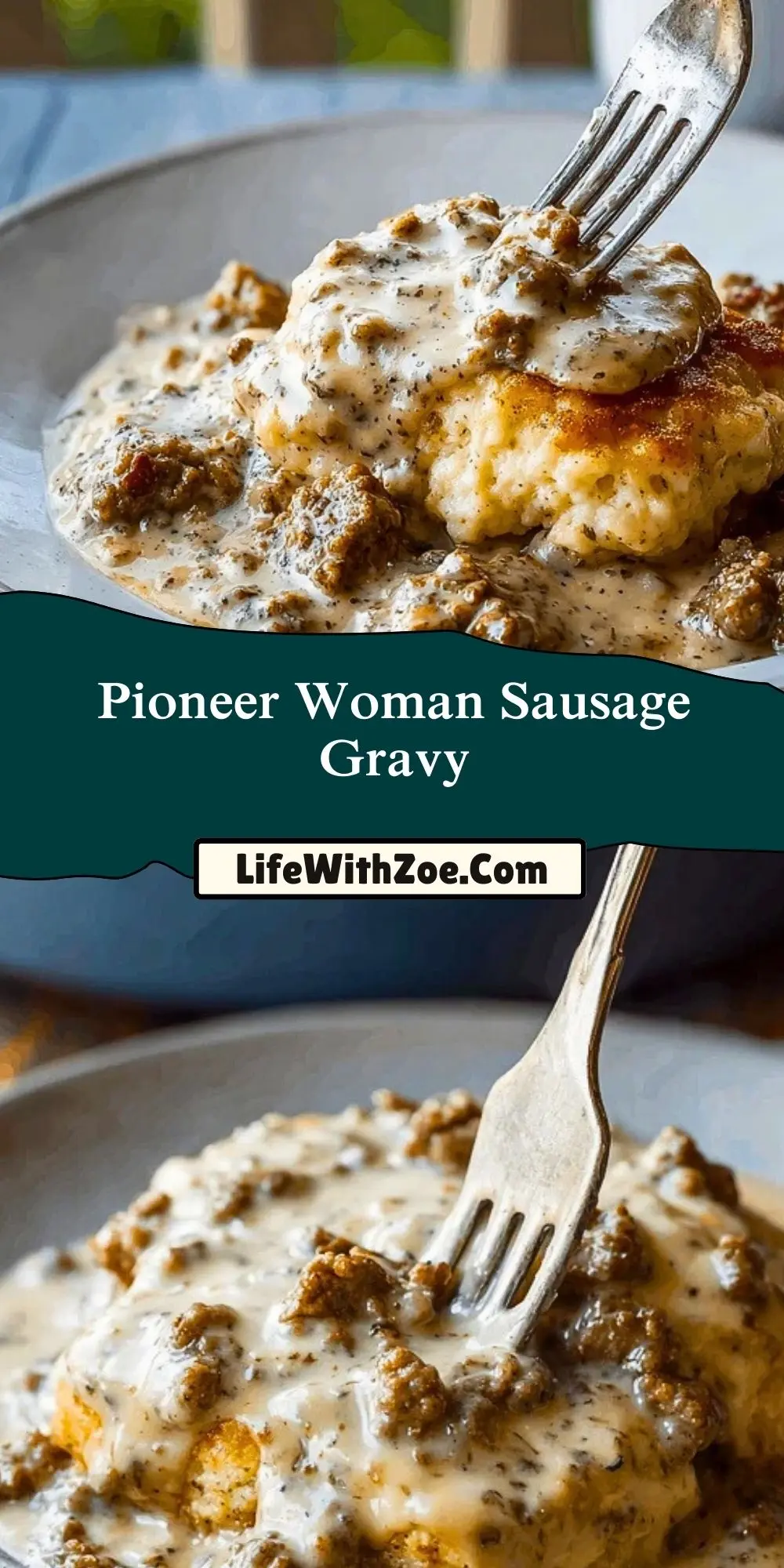 Pioneer Woman Sausage Gravy (2)