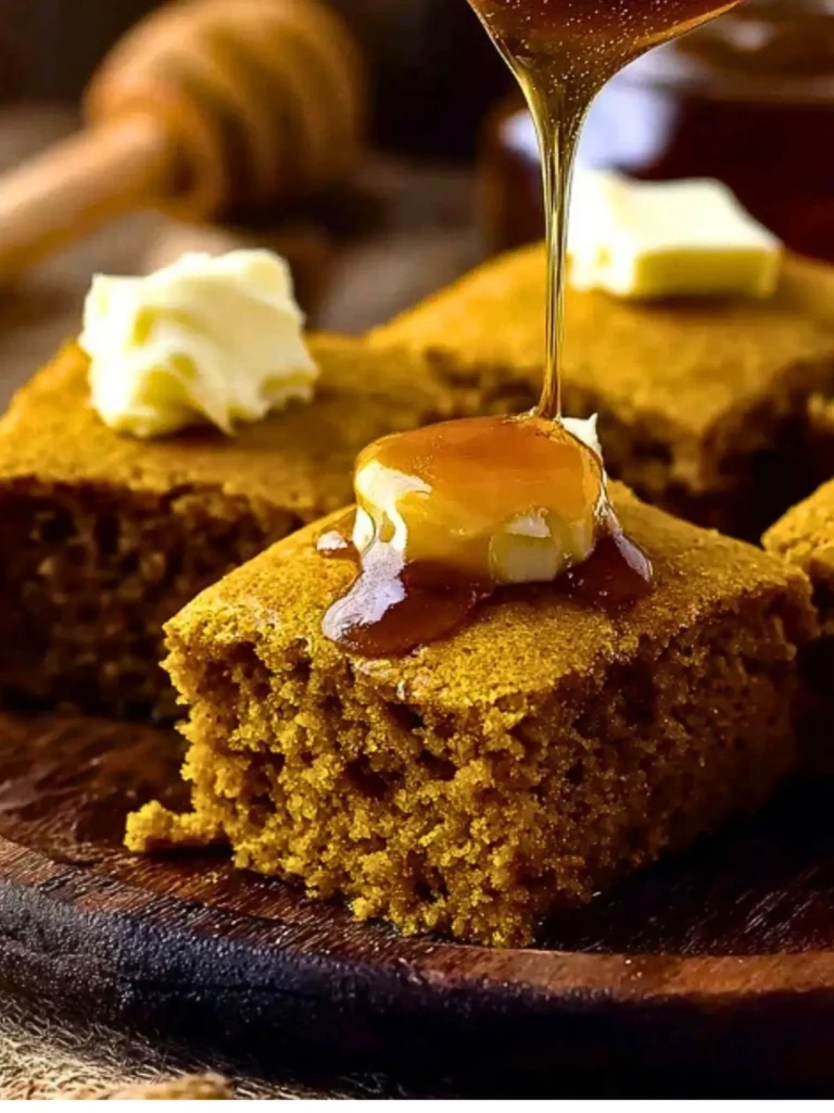 Pumpkin Cornbread with Cinnamon Honey Butter (1)